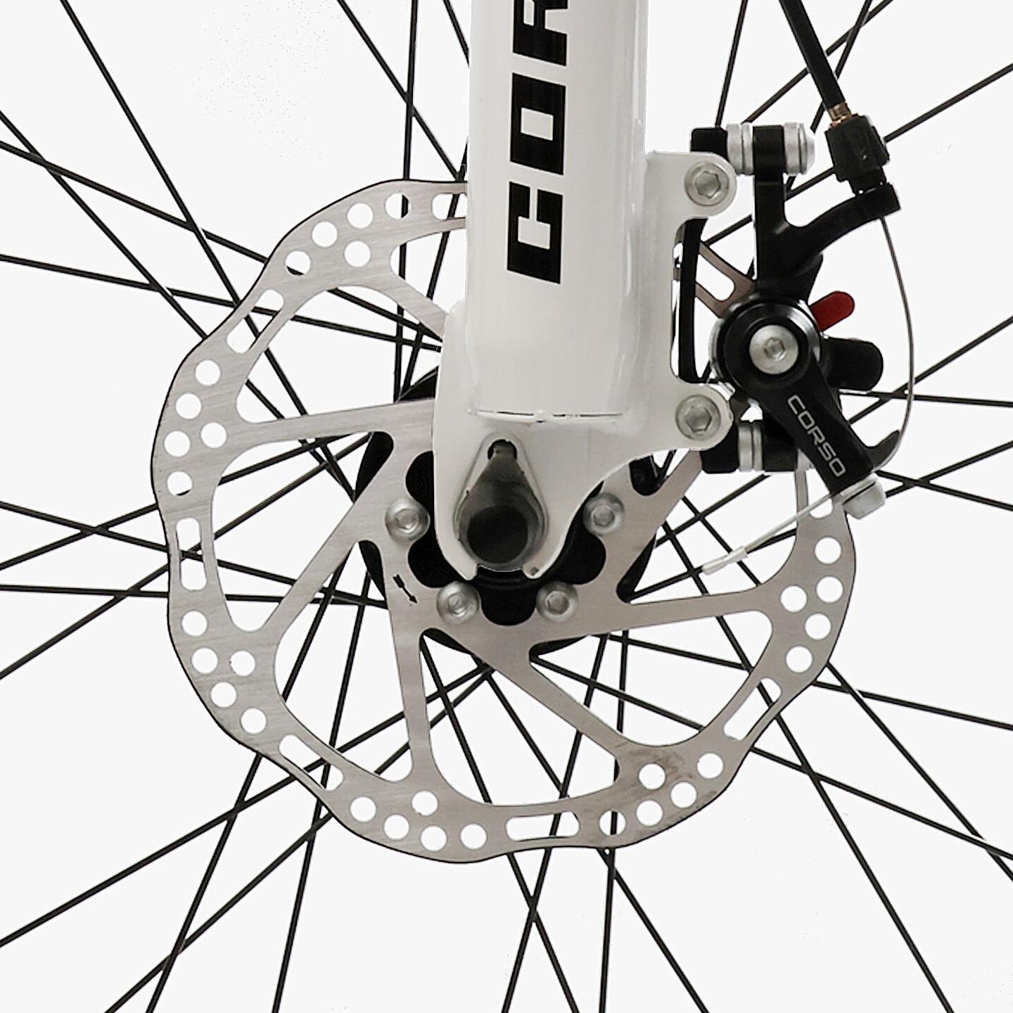 Велосипед гірський підлітковий алюмінієвий Corso Project 24" рама 11" Чорно-червоний - фото 4 Велосипед гірський підлітковий алюмінієвий Corso Project 24" рама 11" Чорно-червоний - фото 4