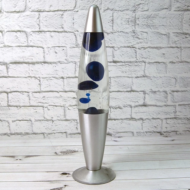 Светильник-ночник Лава с синим парафином 42х10х10 см Светильник-ночник Лава с синим парафином 42х10х10 см