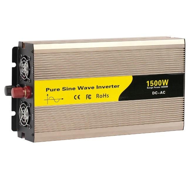 Автомобильный инвертор Pure Sine Wave Inverter 12-220 В 1500 Вт с чистой синусоидой (2104618826) - фото 9 Автомобильный инвертор Pure Sine Wave Inverter 12-220 В 1500 Вт с чистой синусоидой (2104618826) - фото 9