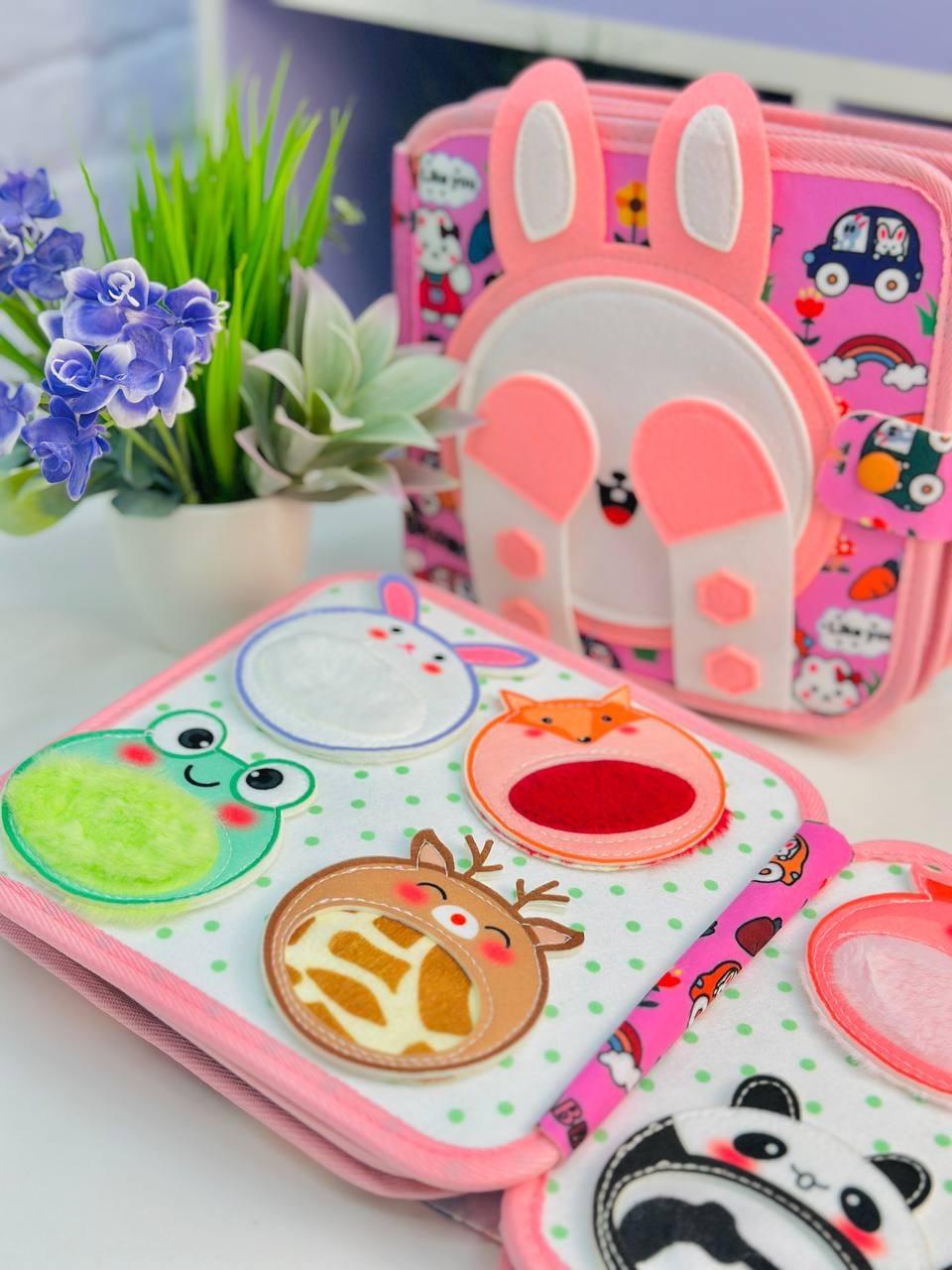 Книга на липучках интерактивная Монтессори фетровая развивающая от 1 года (2789497279) - фото 9