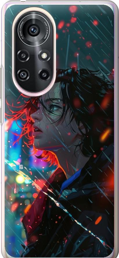 Чехол на Huawei Nova 8 Pro Ночные огни (6096u-2246-42517)