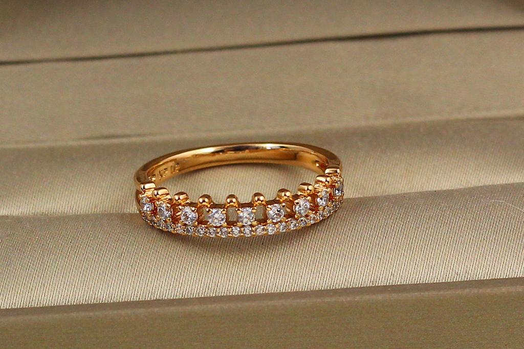 Кольцо Xuping Jewelry мерлон р. 19 Золотистый (27772952)