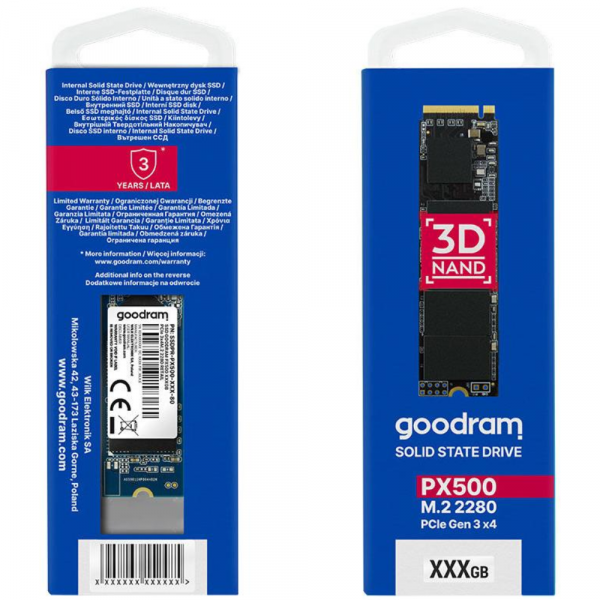 SSD-накопичувач Goodram PX500 G3 1TB M.2 NVMe PCIe 4.0 2280 (SSDPR-PX500-01T-80-G3) - фото 4 SSD-накопичувач Goodram PX500 G3 1TB M.2 NVMe PCIe 4.0 2280 (SSDPR-PX500-01T-80-G3) - фото 4