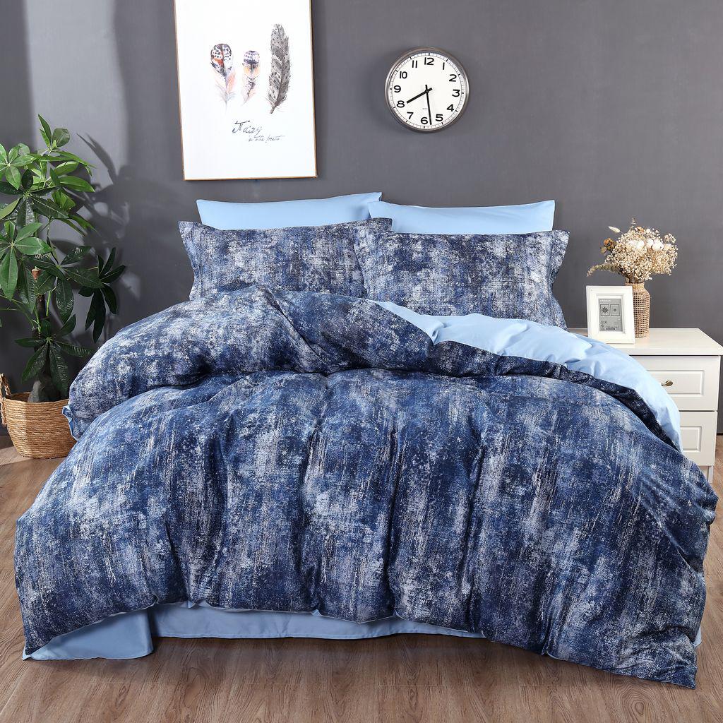 Комплект постельного белья египетский хлопок (сатин) Северное сияние Word of Dream полуторное 150х215 см