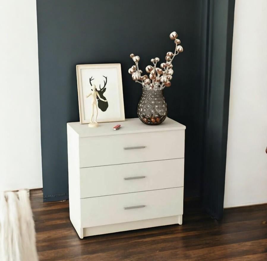 Комод на 3 шухляди Білий (P89) - фото 2 Комод на 3 шухляди Білий (P89) - фото 2