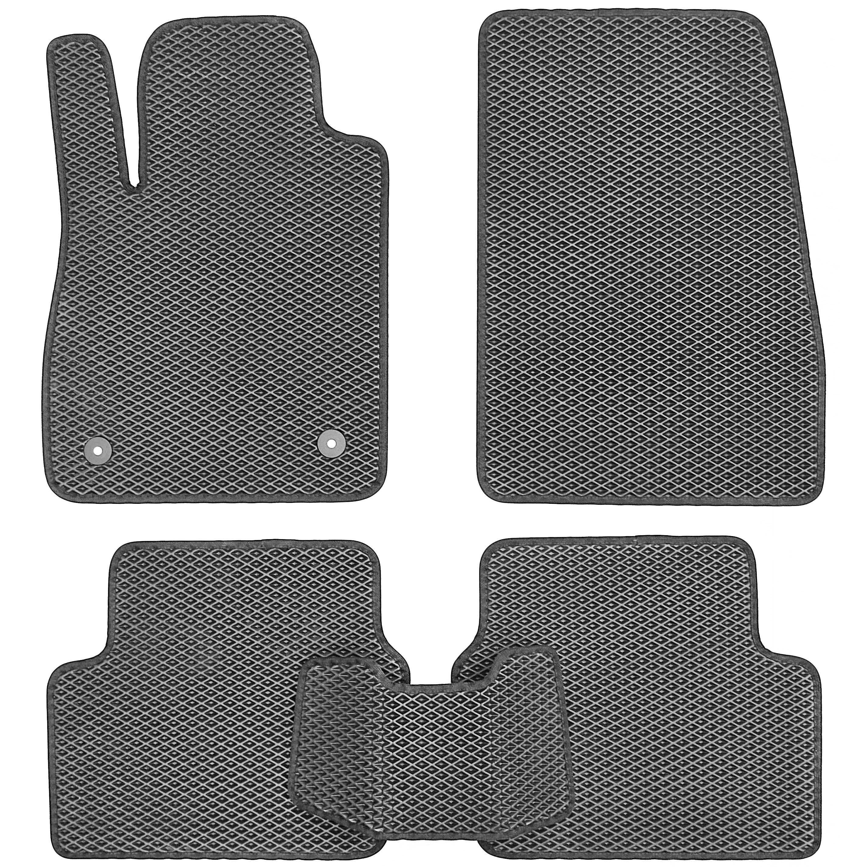 Коврики в салон Kinetic для Ford Puma '20- EVA-полимерные Серый