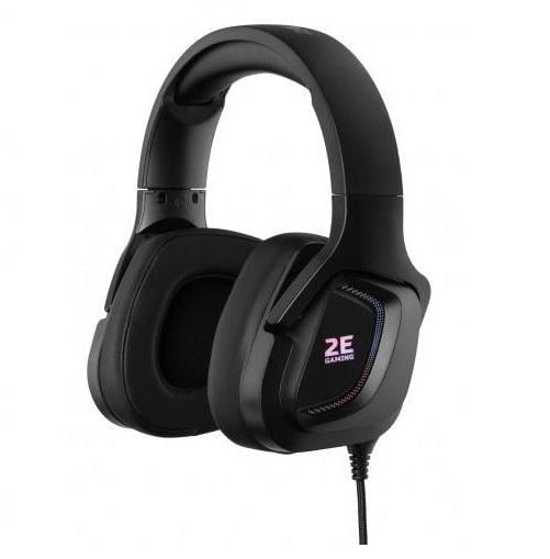 Гарнітура 2E 2E-HG340BK-7.1 gaming HG340 RGB USB 7.1 дротова 118 дБ 16 Ом Black (582349) - фото 2