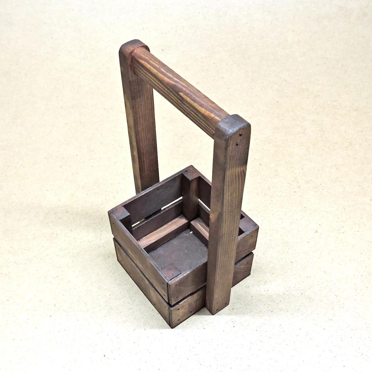 Корзинка подарочная из дерева Шервуд 12х12 см Мокко (ПДК-0021110) - фото 7 Корзинка подарочная из дерева Шервуд 12х12 см Мокко (ПДК-0021110) - фото 7