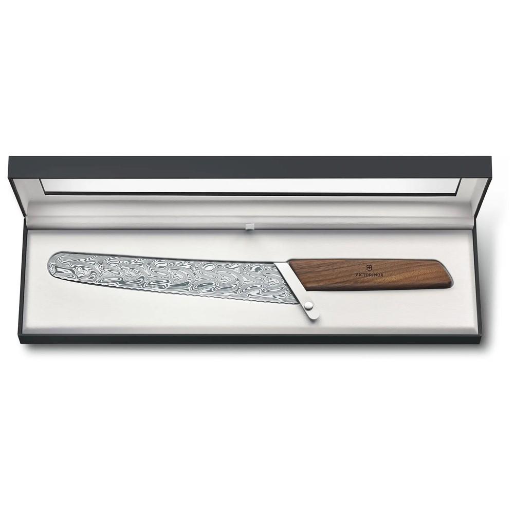 Кухонный нож Victorinox Swiss Modern Bread and Pastry Damast 22 см (6.9070.22WJ21) - фото 4