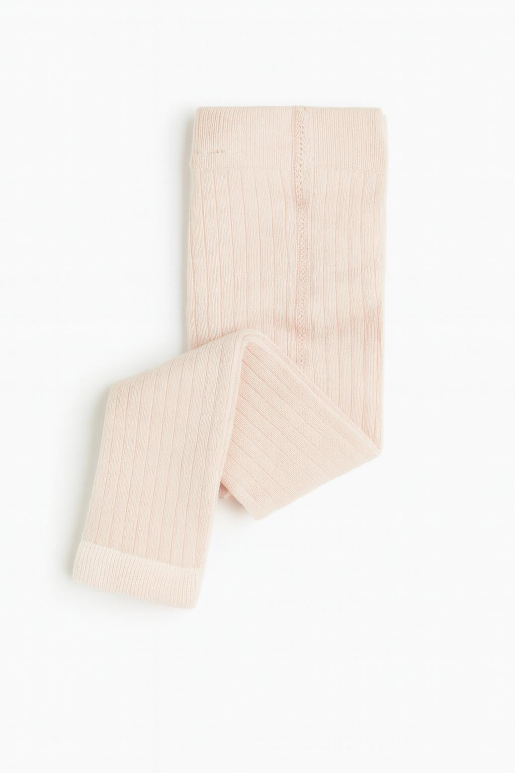 Колготки H&M Полоска вязкая 98-104 см Розовый (1163147П)