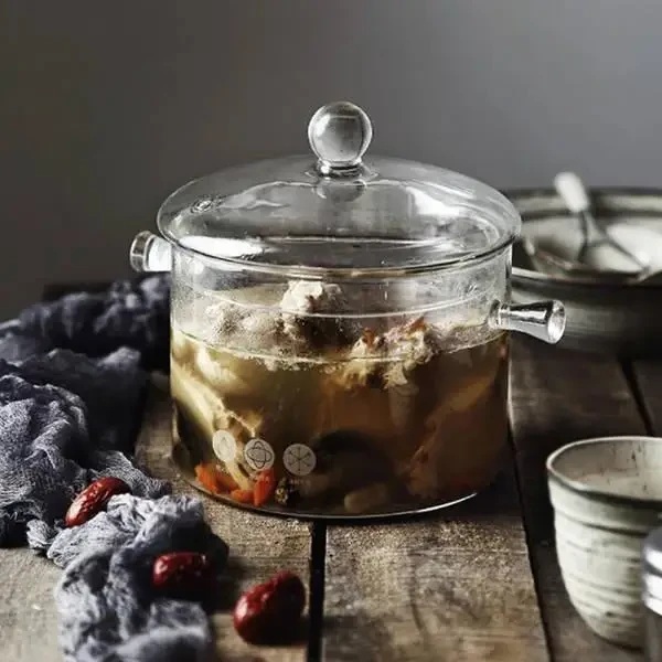 Кастрюля стеклянная Edenberg 1,7 л со стеклянной крышкой (EB-19006) - фото 3 Кастрюля стеклянная Edenberg 1,7 л со стеклянной крышкой (EB-19006) - фото 3