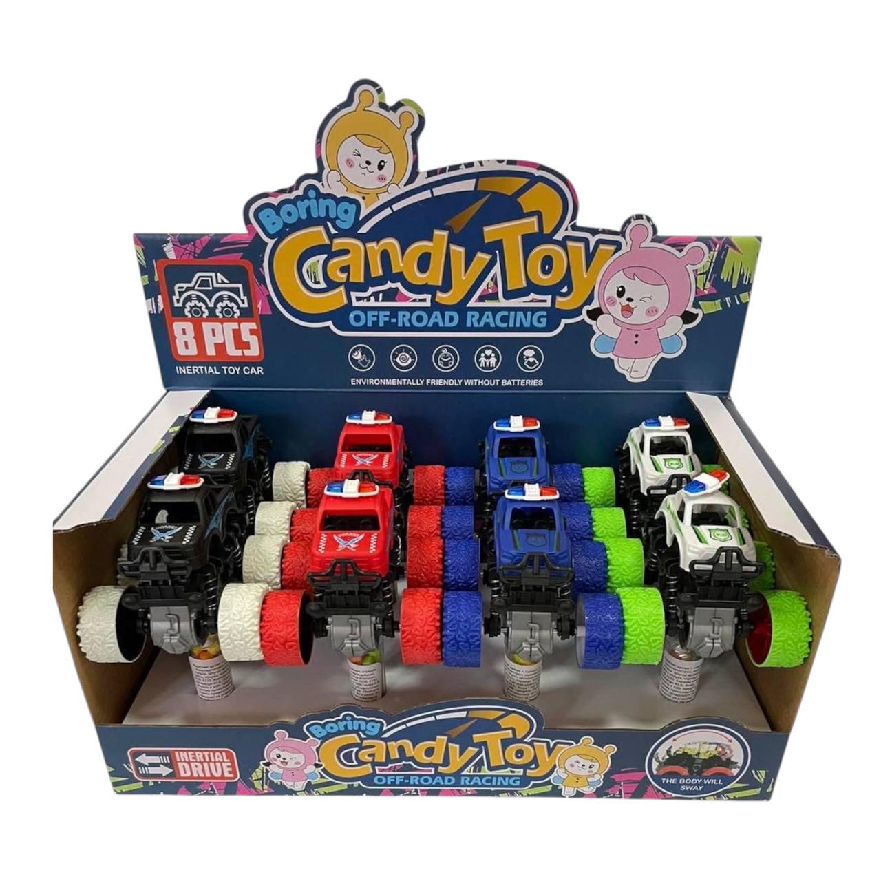 Драже фруктове Трак Мобіль інерційний поліцейський джип 8 шт. (00000006710)