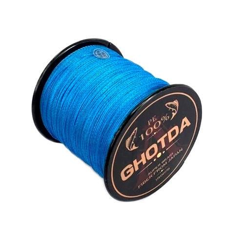 Шнур плетений рибальський GHOTDA 150 м 0,4 мм 27,2 кг 4 жили Blue (285469) Шнур плетений рибальський GHOTDA 150 м 0,4 мм 27,2 кг 4 жили Blue (285469)