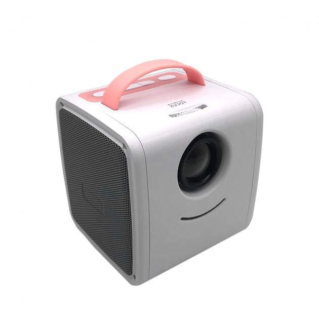 Детский мини проектор Q2 Kids Story Projector Бело-розовый