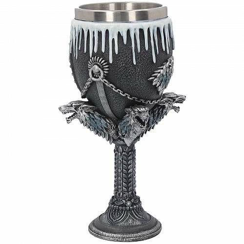 Кубки винные Игра престолов Зима близко Winter Is Coming и Гербы королевств набор из двух кубков по 170 мл - фото 3