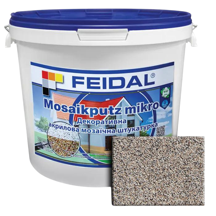 Штукатурка декоративная акриловая мозаичная Feidal Mosaikputz mikro M07 25 кг (1886455832)