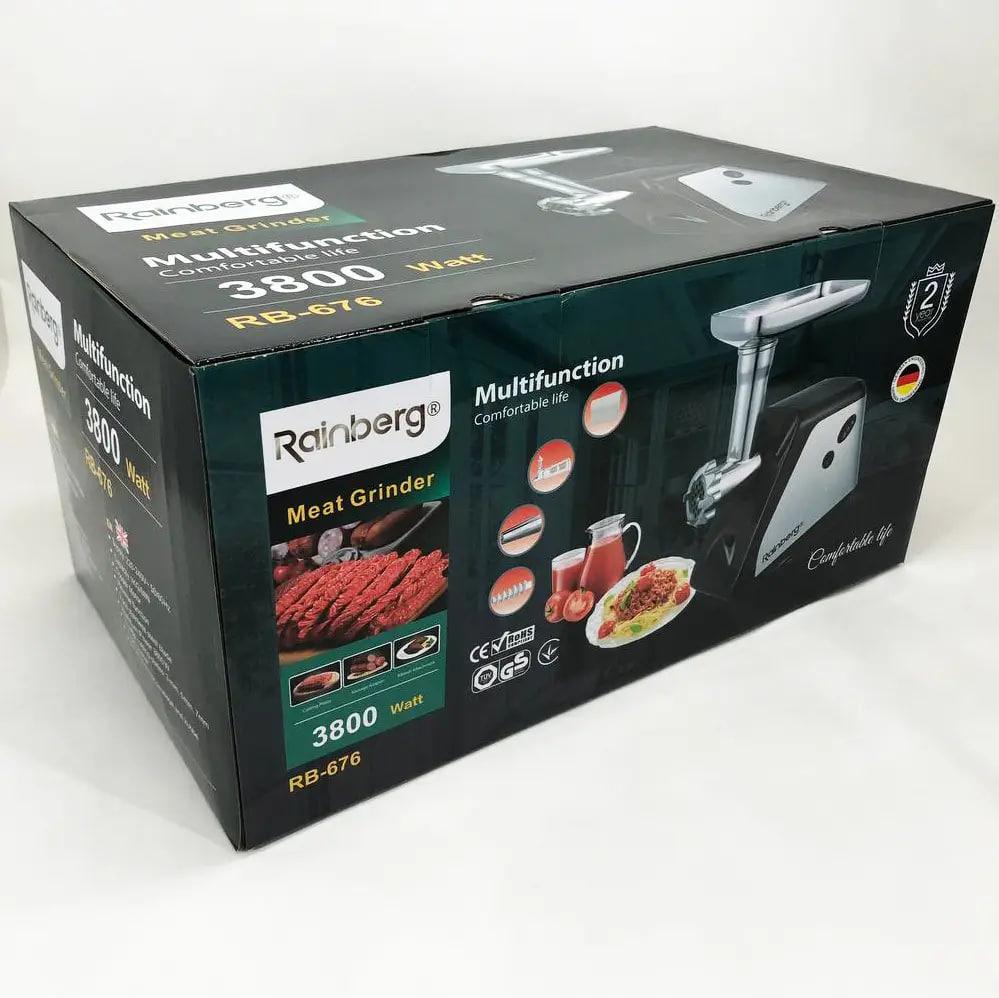Мясорубка электрическая для томатного сока Rainberg RB-676 3800W (2588227032) - фото 5 Мясорубка электрическая для томатного сока Rainberg RB-676 3800W (2588227032) - фото 5