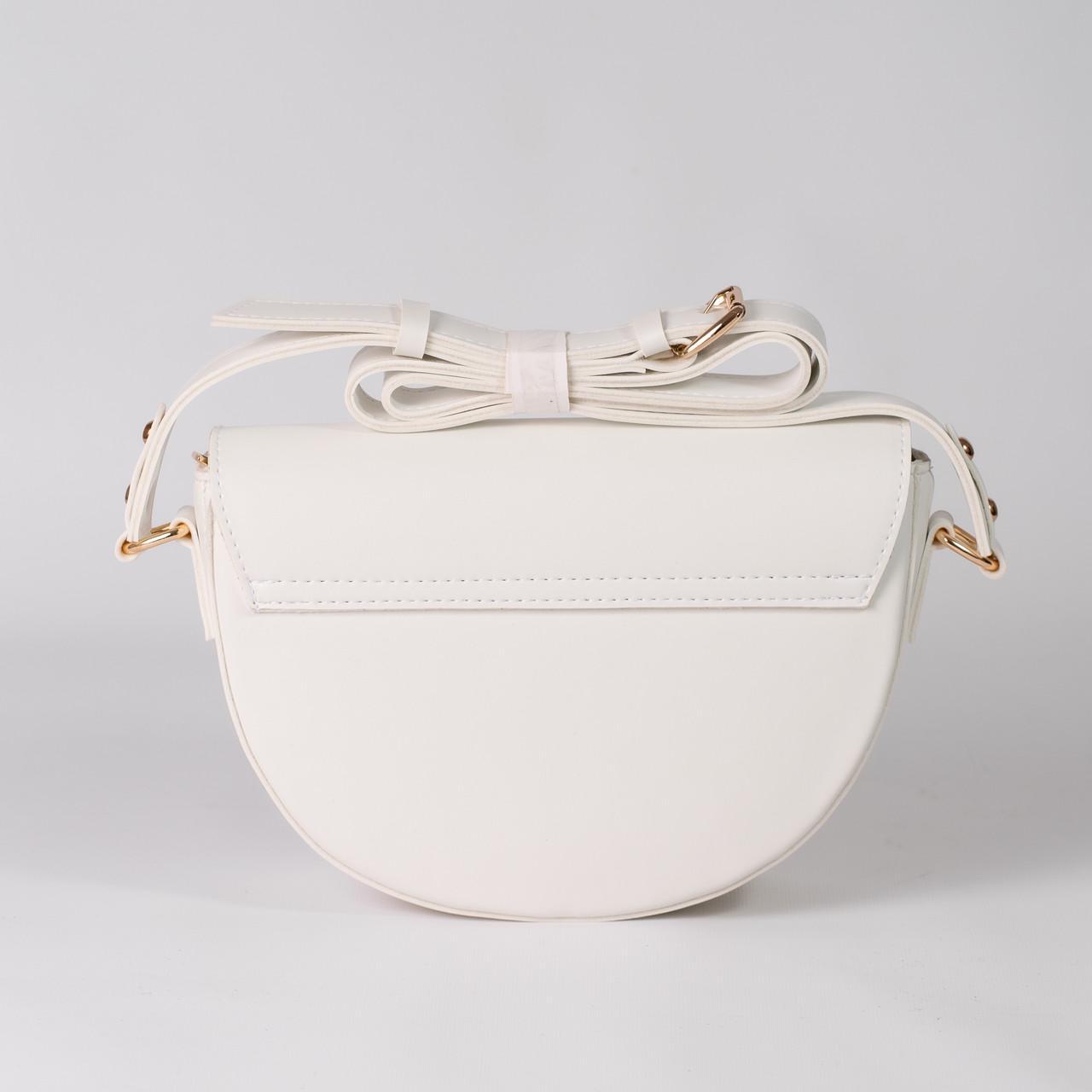 Сумка женская седло XENIA № 16-24 Белый - фото 4 Сумка женская седло XENIA № 16-24 Белый - фото 4