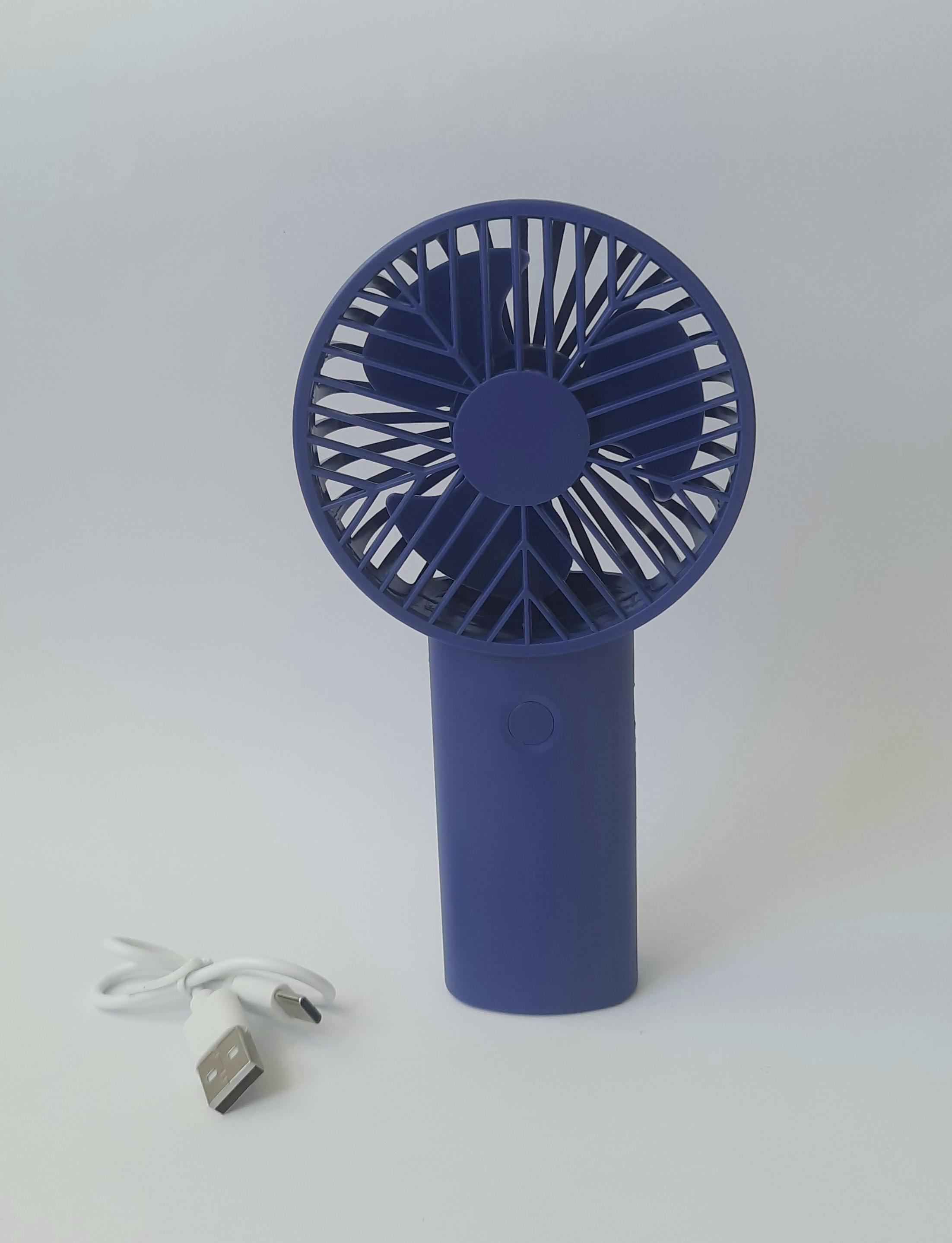 Вентилятор Fan акумуляторний Синій (A10-10) - фото 2