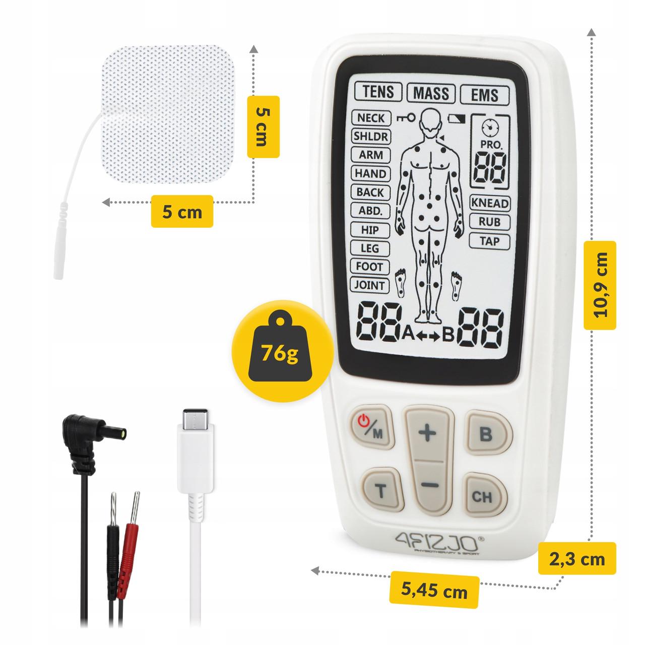 Апарат для електростимуляції м'язів 4fizjo Combo MED+ 3в1 (P-5907739317117) - фото 6 Апарат для електростимуляції м'язів 4fizjo Combo MED+ 3в1 (P-5907739317117) - фото 6