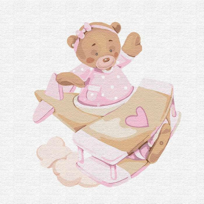 Картина по номерам Ідейка Расправив крылья 30х30 см (KHO2349)