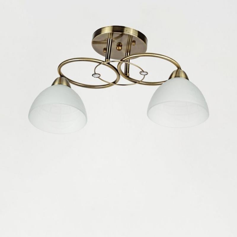 Люстра потолочная Light House SH-1018/2 AB 440х150х220 мм E27х2 Бронзовый