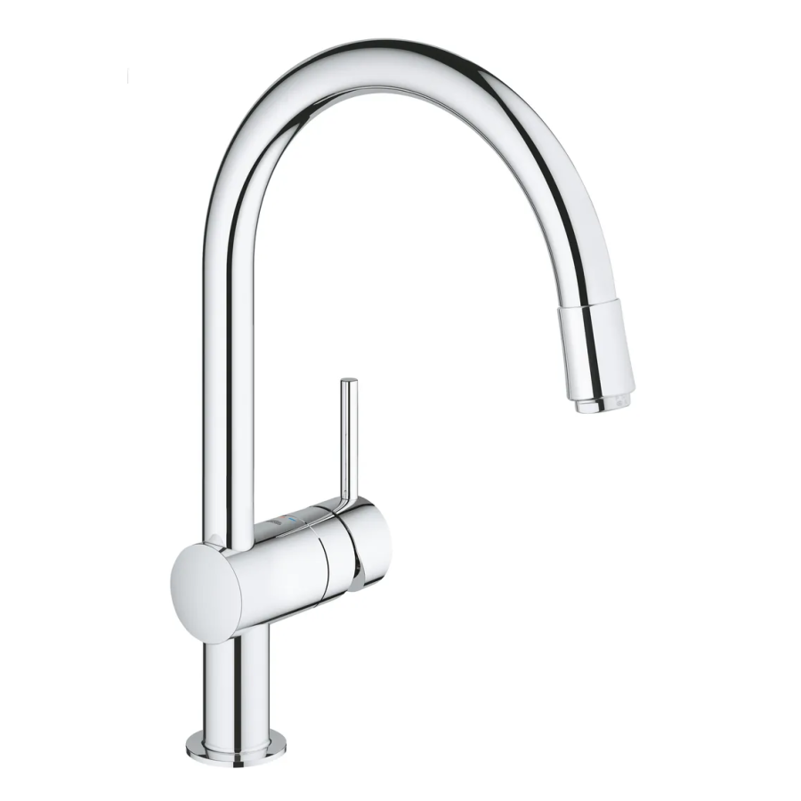Смеситель для кухни с выдвижным изливом Grohe Minta Chrome (32918000)