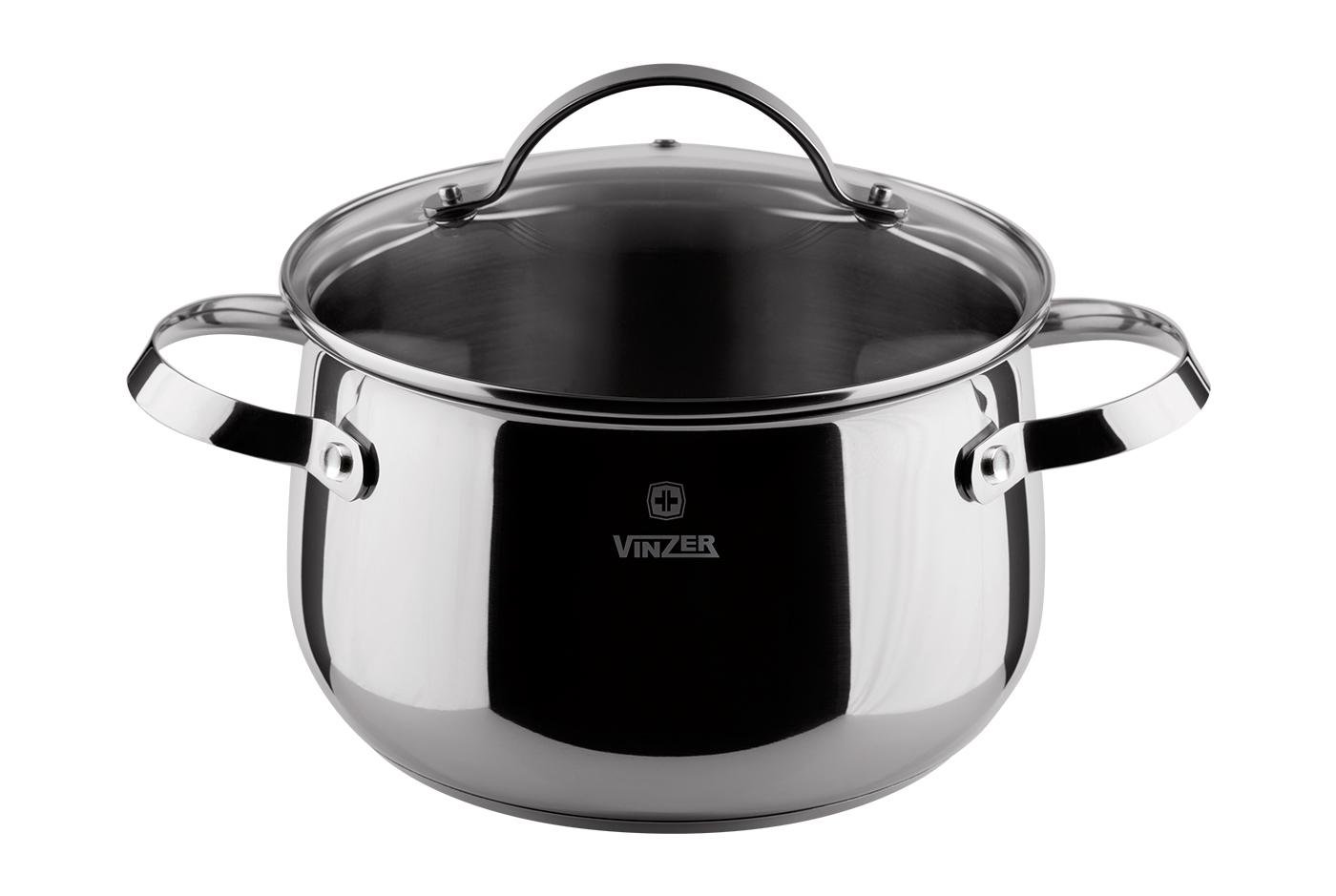 Кастрюля с крышкой Vinzer Culinaire series 24 см 7 л (89168)