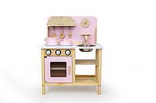 Кухня дерев'яна дитяча AVKO Фессалія Pink - фото 3 Кухня дерев'яна дитяча AVKO Фессалія Pink - фото 3