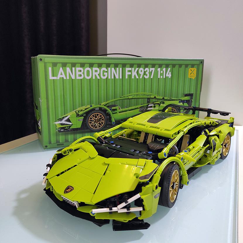 Машинка-конструктор на дистанційному керуванні Lamborghini Sian FK937 2.0 1280 деталей Зелений (29052767) - фото 8 Машинка-конструктор на дистанційному керуванні Lamborghini Sian FK937 2.0 1280 деталей Зелений (29052767) - фото 8