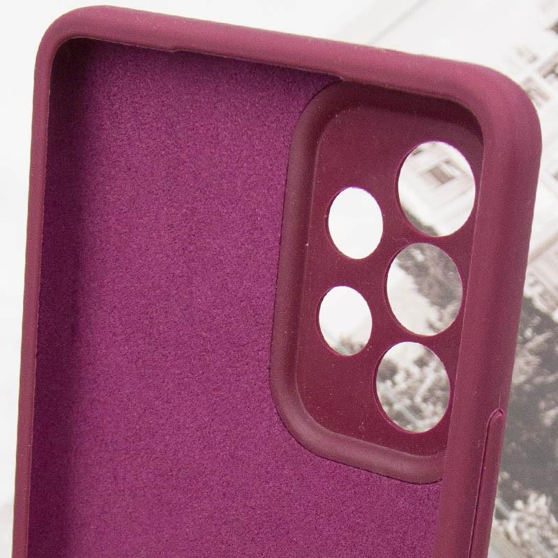 Противоударный Чехол Silicone Cover Lakshmi Full Camera (AAA) для Samsung Galaxy A53 5G Бордовый / Plum - фото 7