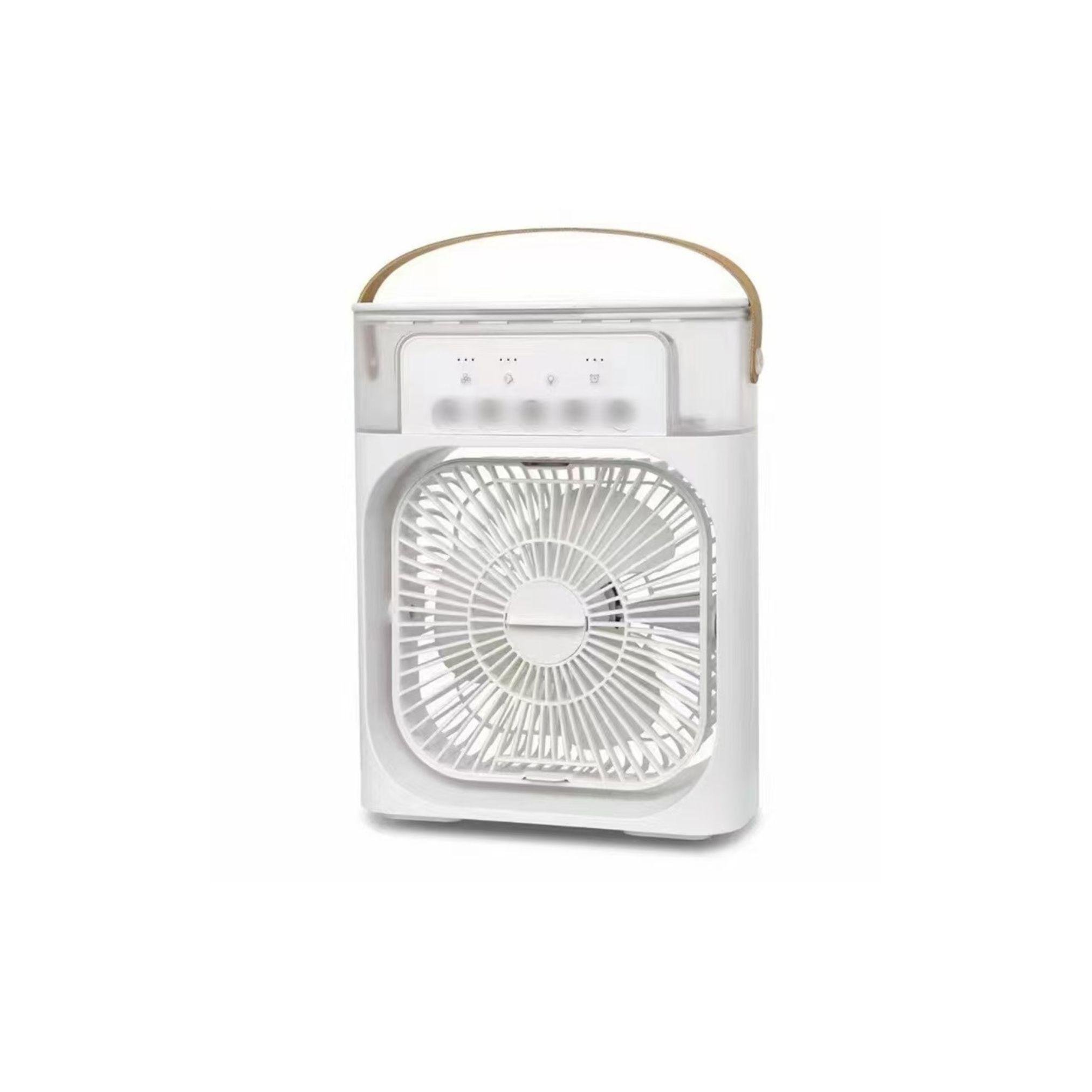 Вентилятор кондиціонер із зволоженням та таймером Білий Вентилятор кондиціонер із зволоженням та таймером Білий