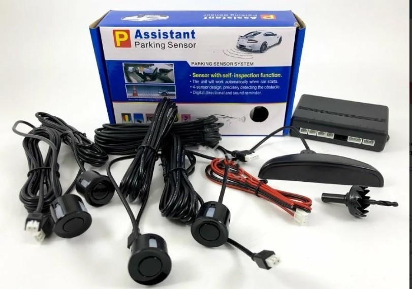 Парковочная система Assistant Parking Sensor 4 датчика Black (19100052) - фото 3