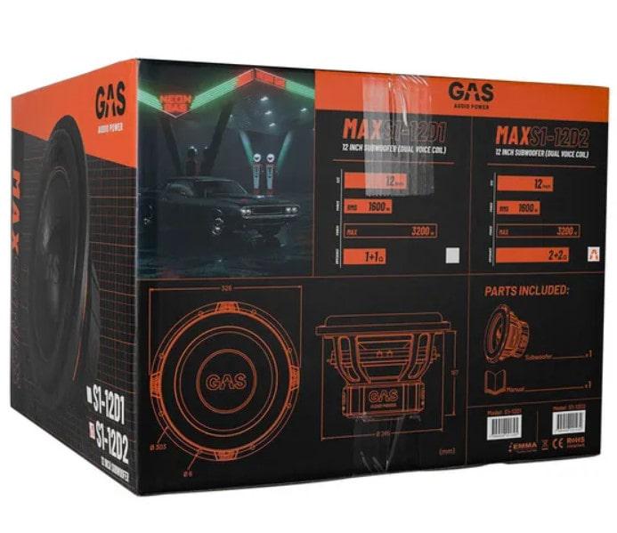 Сабвуфер GAS MAD S1-12D2 - фото 3