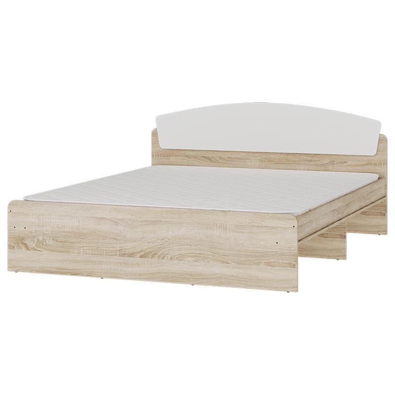 Кровать Everest Бриз Астория без матраса 1653х2032х390 мм Сонома/Белый (11512)