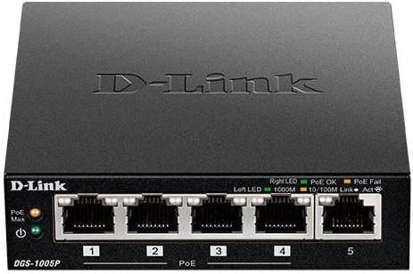 Комутатор некерований D-Link DGS-1005P (2979396293)