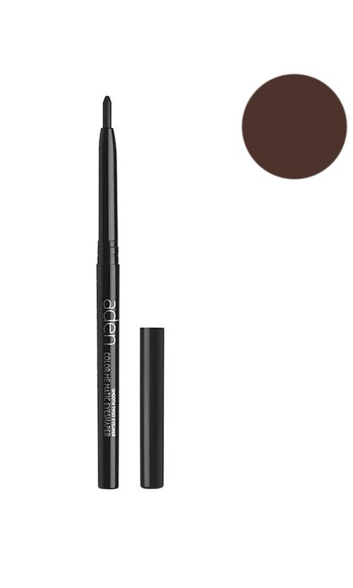 Олівець для очей Aden Cosmetics Eyeliner Pencil автоматичний Brown (32581) - фото 1