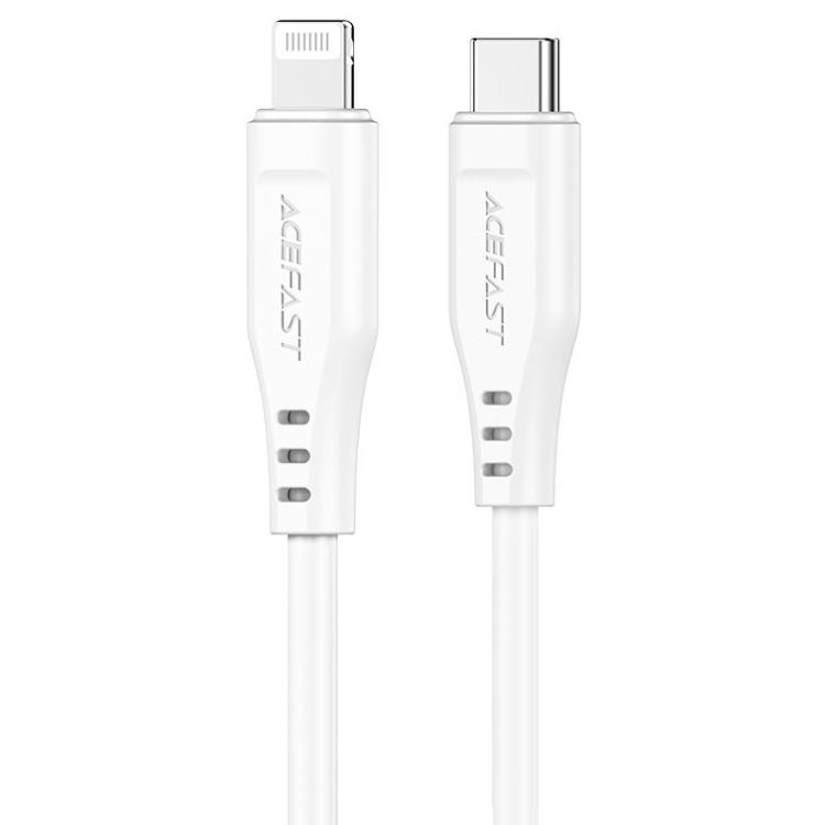 Кабель Acefast C3-01 USB 2.0 Type-C to Lightning 3A TPE 1,2 м White (6974316280811)