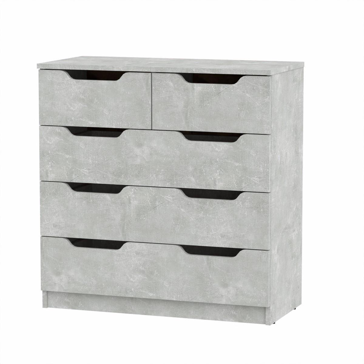 Комод Компаніт 2+3М 81х38х83 см Ательє світлий (25400460)