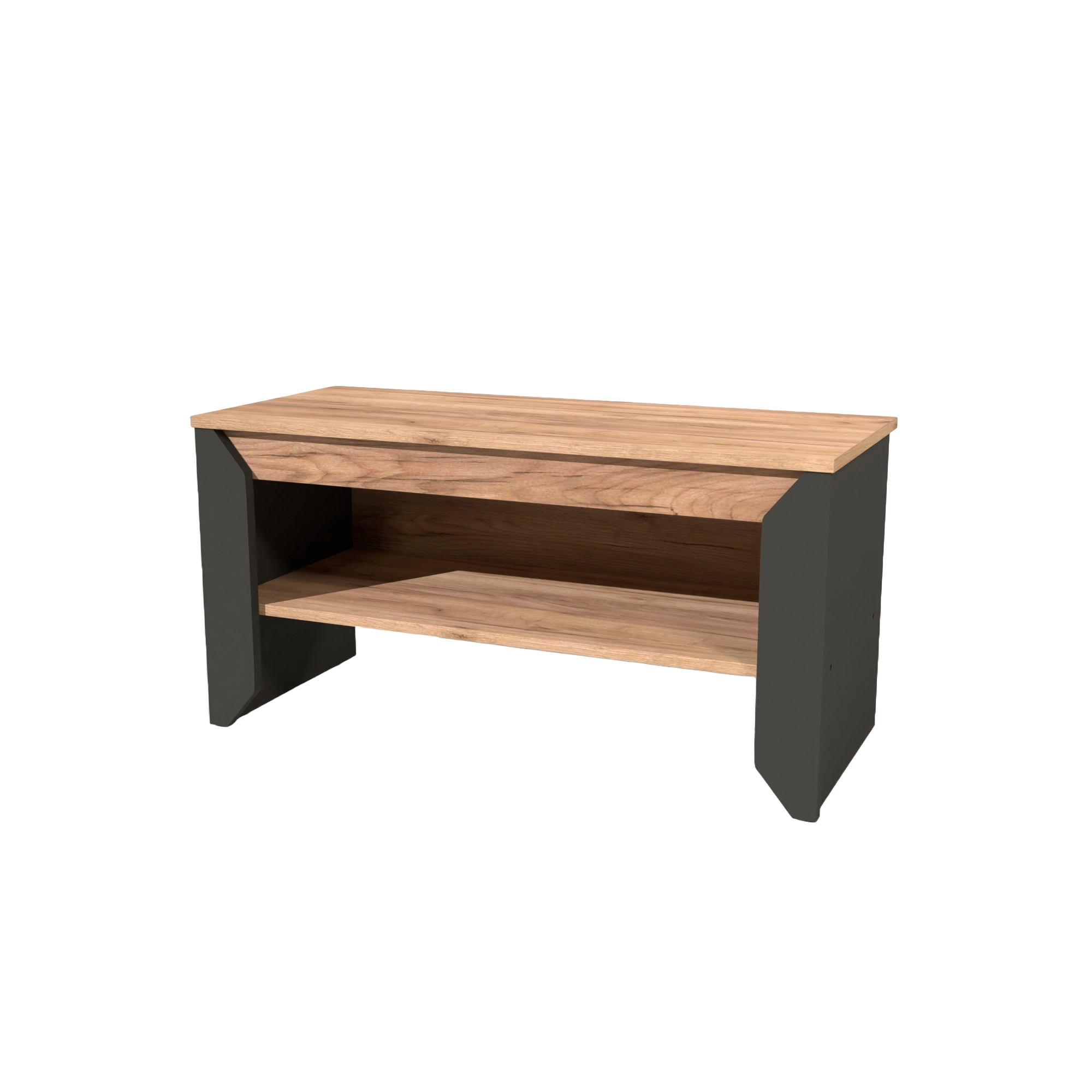 Тумба под обувь Everest Нордик 900 900х378х450 мм Дуб крафт золотой/Графит (11181) Тумба под обувь Everest Нордик 900 900х378х450 мм Дуб крафт золотой/Графит (11181)