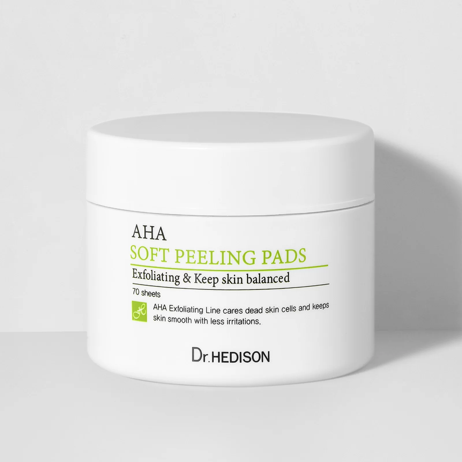 Пилинг-диски Dr.Hedison AHA Soft Peeling Pads с AHA-кислотами 70 шт. (12160200)