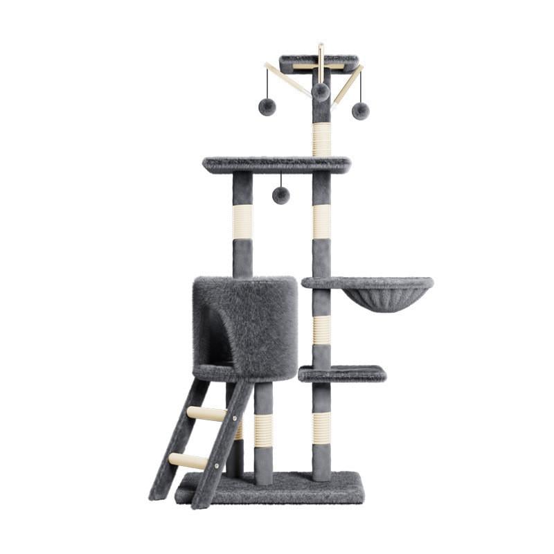 Домик когтеточка для кошек Lesko TM100 царапина с игровым комплексом Dark Gray (2513438498) Домик когтеточка для кошек Lesko TM100 царапина с игровым комплексом Dark Gray (2513438498)