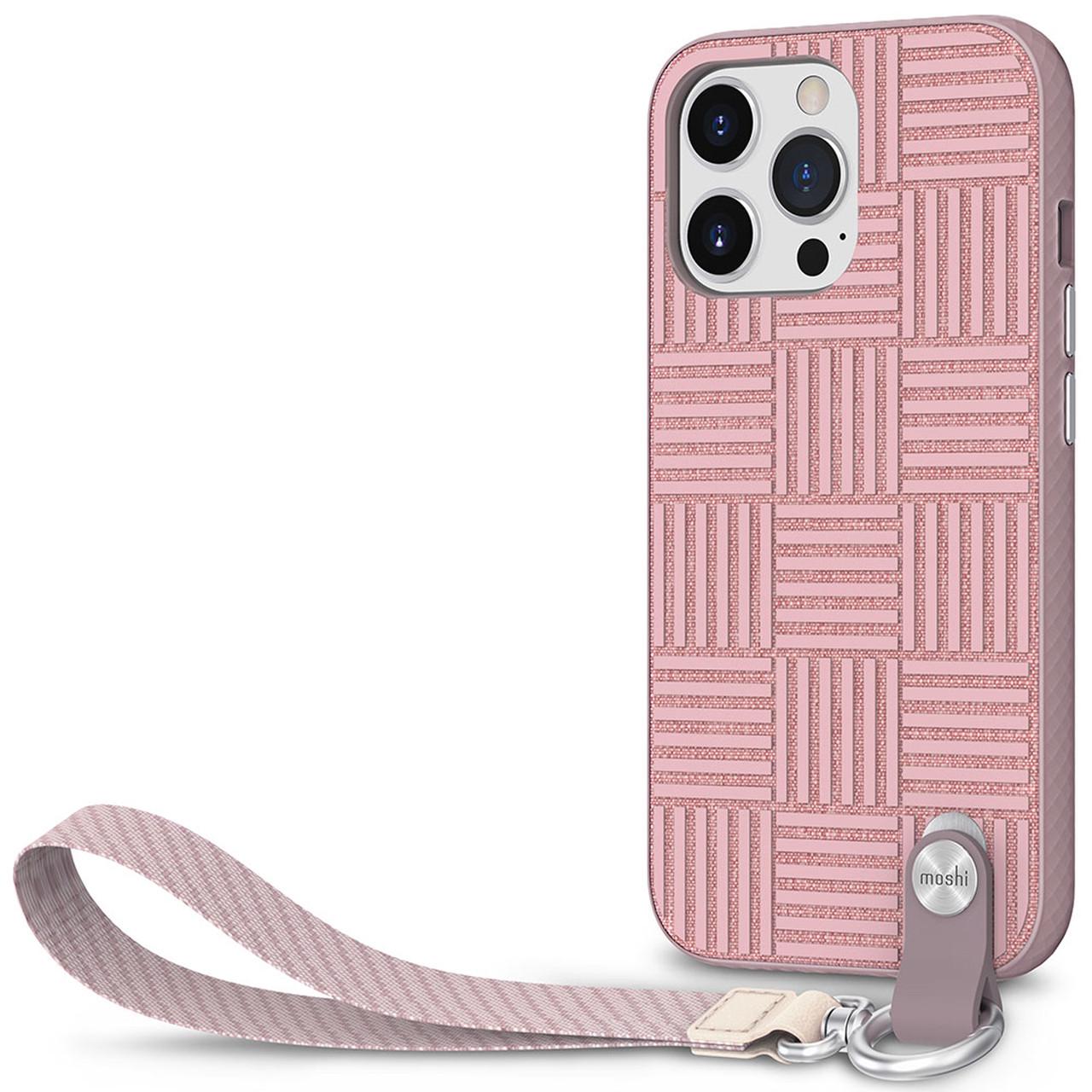Чехол накладка Moshi Altra Slim Hardshell Case with Wrist Strap for iPhone 13 Pro, Rose Pink (99MO117312)