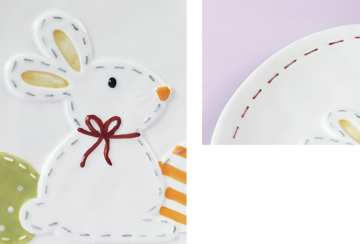 Блюдо овальне Кролик 6805 2,1х18,4х21,1 см (4357974) - фото 6 Блюдо овальне Кролик 6805 2,1х18,4х21,1 см (4357974) - фото 6