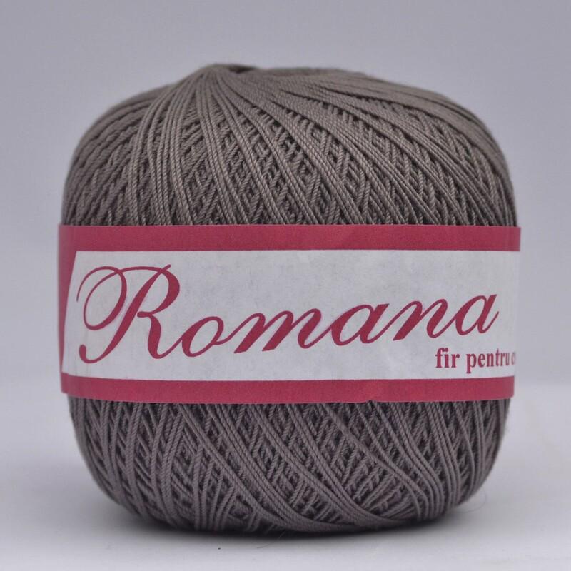 Пряжа хлопковая Romanofir Romana 1290 Асфальт (6965)