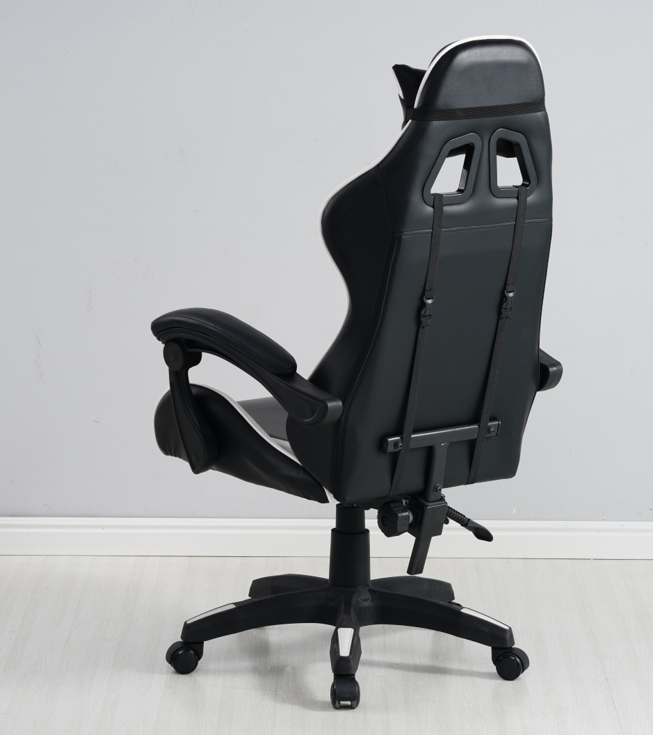 Крісло геймерське Gamer Pro Jaguar до 130 кг Білий/Чорний (9361465) - фото 7