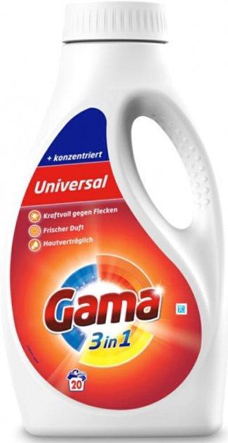 Гель для стирки Gama Универсальный 20 стирок 1 л (818687)