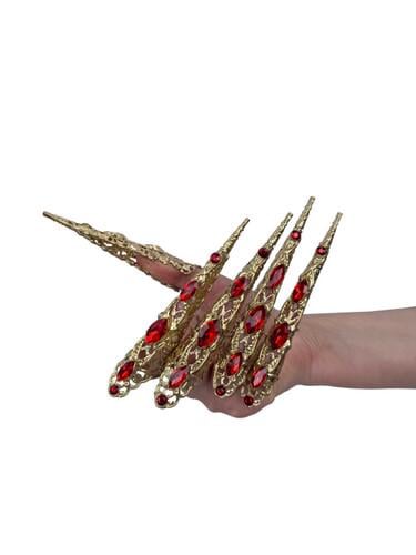 Кігті в камінні Cristal в наборі 5 шт SETA Decor 25-530GL-RD (25-530GL-RD)