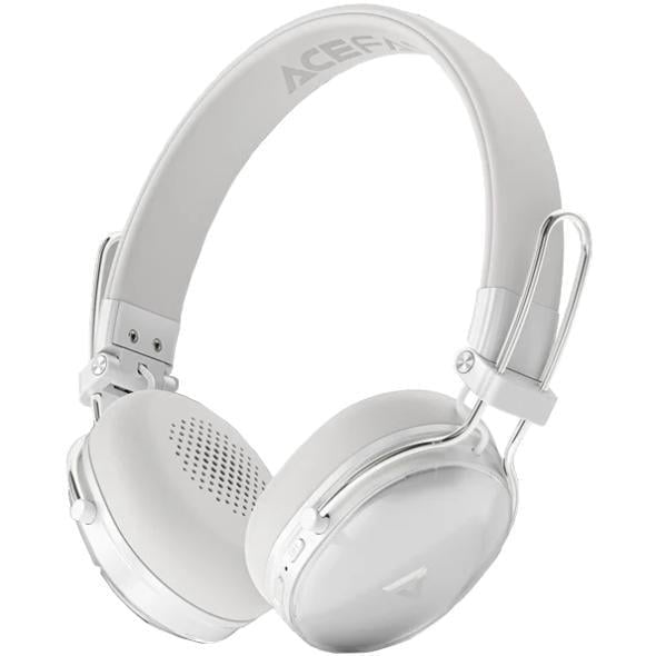Наушники беспроводные Acefast H3 ANC Bluetooth 5.4 3,5 мм 500 mAh IP54 Pearl White (6974316283560)