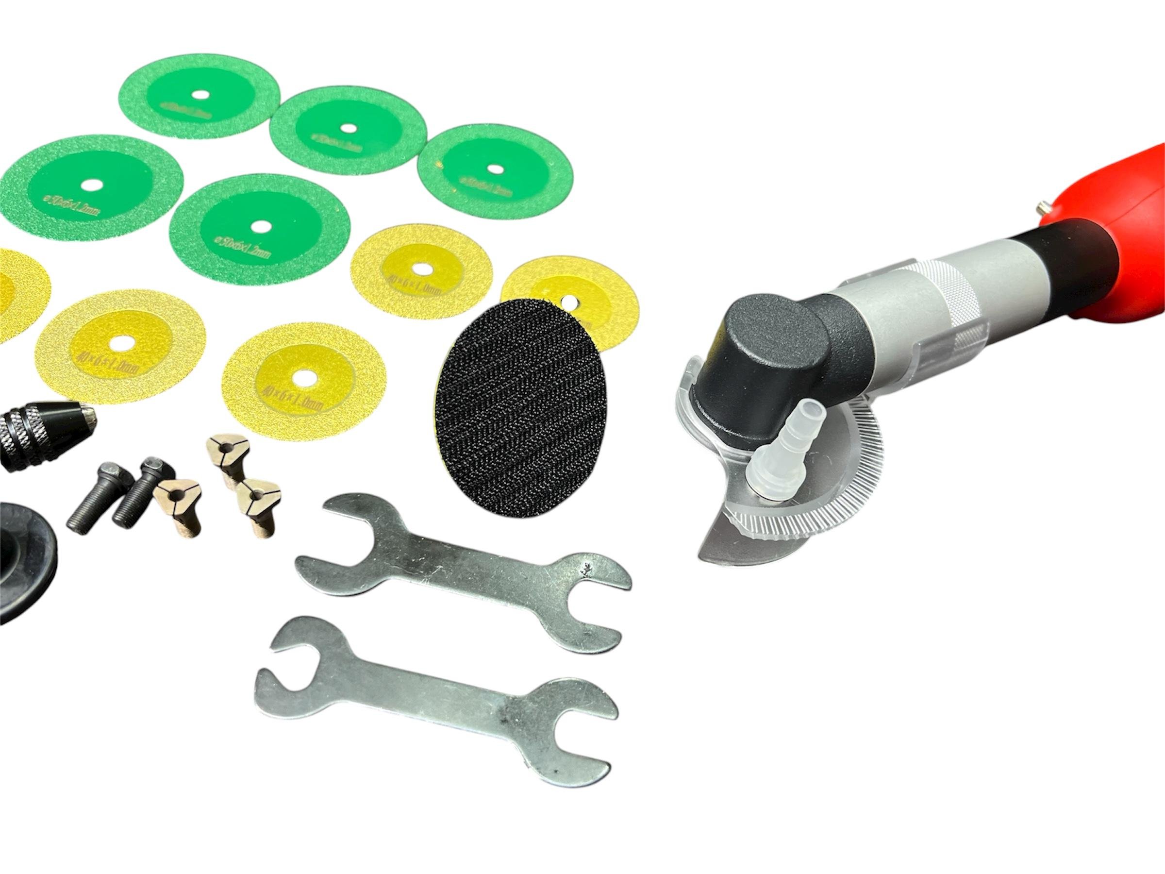 Гравер для плитки LANION G360Li 360 Вт 15000 об/хв у кейсі з адаптером для води - фото 10